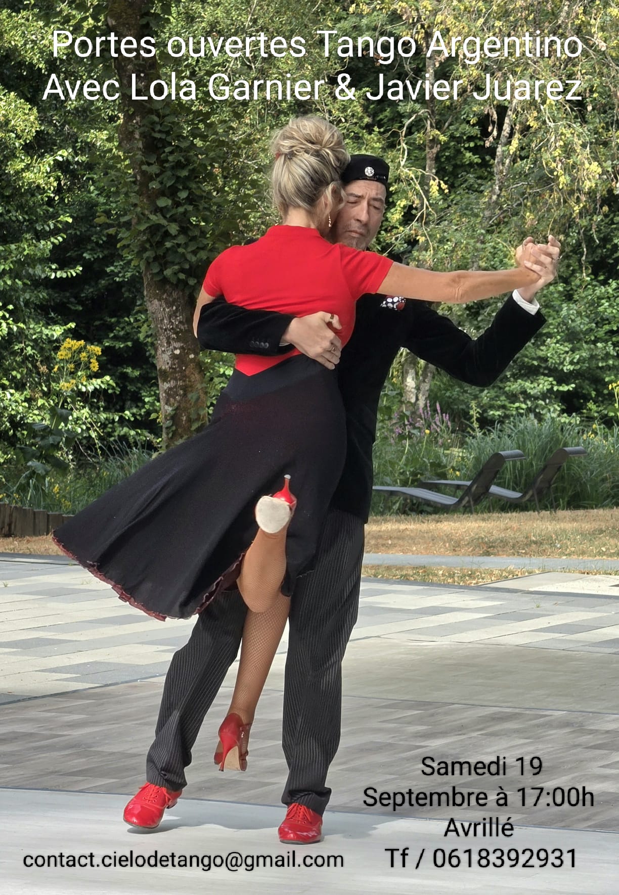 Affiche milonga Cielo de Tango
